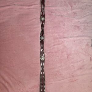 Blazin Roxx Burgundy and Silver Women's Belt